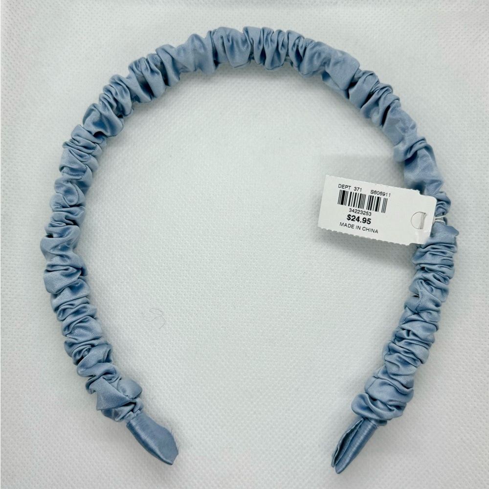 Loft Light Blue Scrunched Headband